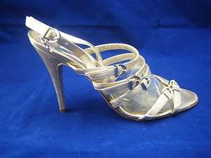 VERSACE Gold Leather NEW Strappy Sandals 9 (39) ITALY  