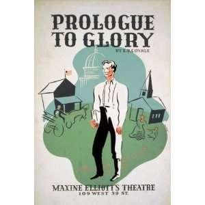  PROLOGUE TO GLORY MAXIME ELLIOTTS THEATRE AMERICAN UNITED 
