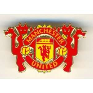   United FC Official Metal Pin Badge Crest & 2 Devils: Sports & Outdoors