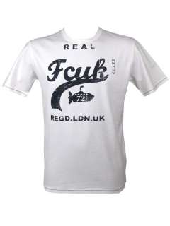 French Connection FCUK Mens T Shirt C Neck With Print  