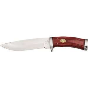 Katz Knives K302CW Lion King Fixed Blade Knife with Cherrywood Handles