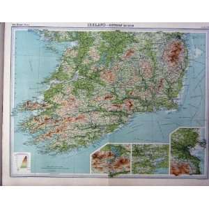  Ireland Colour Map Southern Section 1920