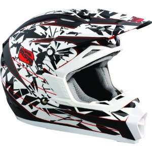 MSR Racing Assault Forty Mens MX Motorcycle Helmet   Black/White / X 