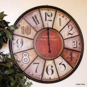 24 Large Tuscan Numeral Numbers Wall Clock  
