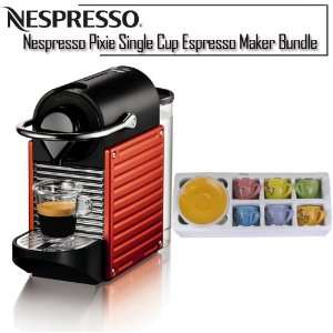  Nespresso C60 Pixie C60 Single Cup Espresso Maker And Cup 