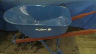 Jackson 6.0 cu. ft. Steel Wheelbarrow Garden Wheel Barrow TADD  