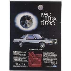  1980 Ford Fairmont Futura Turbo Drive Tomorrow Today Print 