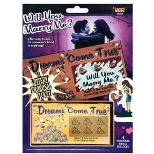  Will You Marry Me? Lottery Ticket Toys & Games