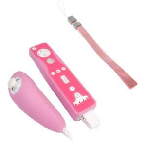  GTMax Pink Wrist Strap + Pink 2 Tone Soft Silicone Skin 