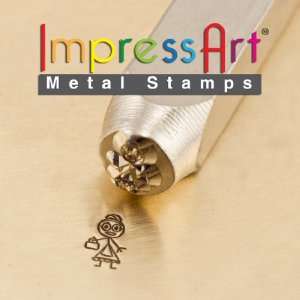  ImpressArt  7mm, Grandma Stick Figure Design Stamp