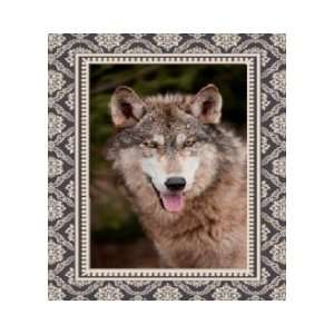 Timber Wolf Raschel Blanket