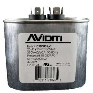 Aviditi CMC83 Capacitor, 20 Microfarad, 370 Volt  