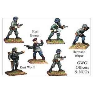    Foundry Great War German Officers & NCOs (6) Toys & Games