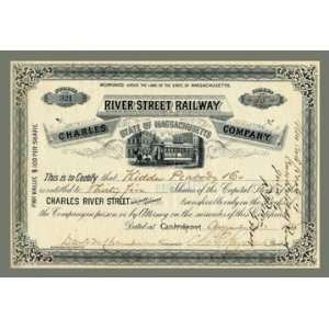  River Street Railway 16X24 Canvas