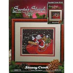  Santas Sleigh   Cross Stitch Pattern