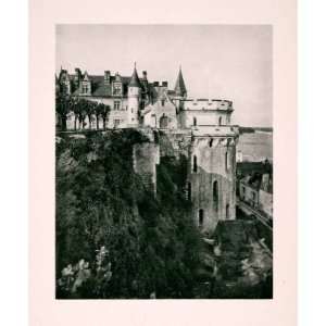  1906 Print Tour Minies Louis XII Medieval Castle Wing 