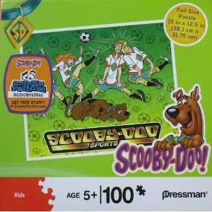  Scooby Doo and the Gang Playing Soccer 100 Piece Puzzle 