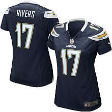 Womens Nike San Diego Chargers Philip Rivers Game Team Color Jersey 