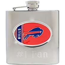 Great American Buffalo Bills Stainless Steel Custom Flask   NFLShop 