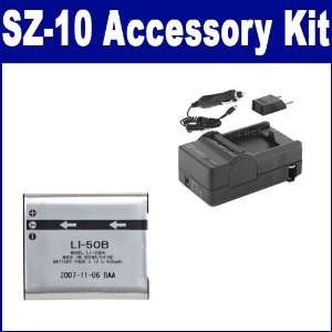Olympus SZ 10 Digital Camera Accessory Kit includes: SDLI50B Battery 