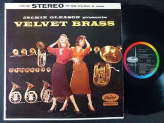 JACKIE GLEASON Velvet Brass 1959 CAPITOL STEREO LP NM  