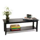 Ore 28Wood Rectangle Side Table   Cherry Finish