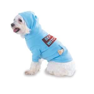 SEXY WITCH Hooded (Hoody) T Shirt with pocket for your Dog or Cat 