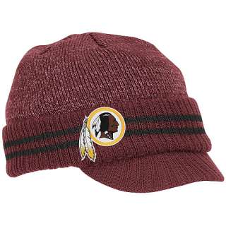Reebok Washington Redskins Sideline Player 2nd Season Visor Knit Hat 