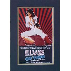  Elvis Presley Elvis On Tour Picture Plaque Framed