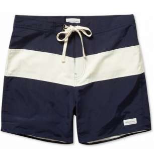   Swimwear > Plain swimwear > Grant Mid Length Striped Swim Shorts