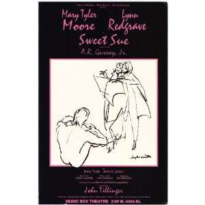 Sweet Sue (Broadway) Poster 27x40 Mary Tyler Moore Lynn Redgrave John 