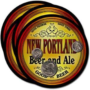  New Portland, ME Beer & Ale Coasters   4pk Everything 