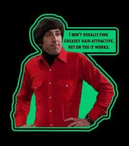 New TV Classic Big Bang Theory Wolowitz custom t shirt  