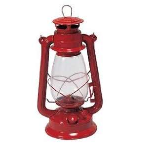 Stansport Hurricane High Oil Lantern (Red, 12 Inch)  