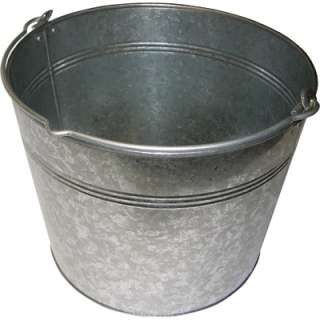 Vestil Galvanized Steel Bucket  3 1/4 Gals BKT GAL 325  