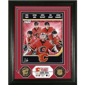 Calgary Flames 2008 Team Force 24KT Gold Coin Photo Mint  
