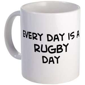  Rugby day Sports Mug by CafePress: Kitchen & Dining