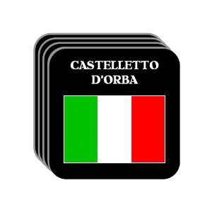  Italy   CASTELLETTO DORBA Set of 4 Mini Mousepad 