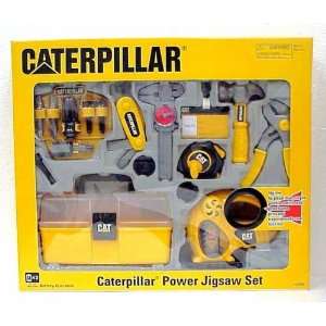  Caterpillar CAT Deluxe Power Jigsaw Set with Toolbox, 19 