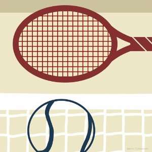  Tennis Athlete Canvas Reproduction