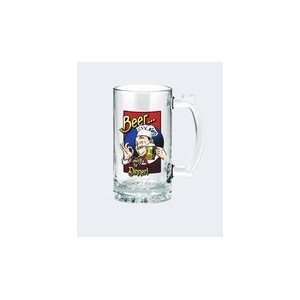  Beer Its Whats for Dinner Glass Beer Mug Kitchen 