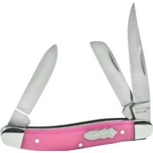  Uncle Henry Premium Stock Knife, Pink Handle Sports 