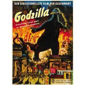  Godzilla, King of the Monsters Poster German 27x40Raymond 