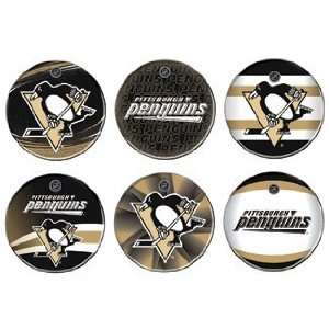  NHL Pittsburgh Penguins Buttons   Set of 6 Sports 
