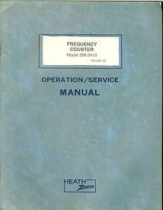 HEATH ZENITH SM 2410 OPERATION/SERVICE MANUAL  