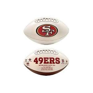  San Francisco 49ers Embroidered Signature Series Football 