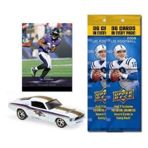 com Baltimore Ravens 1967 Ford Mustang Fastback Die Cast with Willis 
