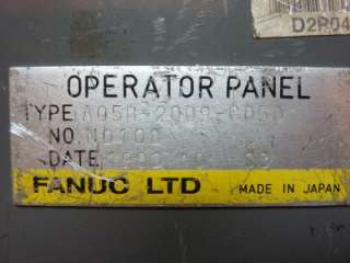 Fanuc A05B 2009 C050 Operator Panel #23195  