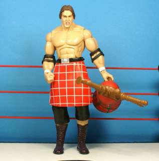   Rowdy Piper Deluxe Classic Wrestling Figure + Bagpipes Accessory WWF