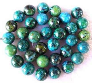12mm Beautiful Chrysocolla Round Beads 15  